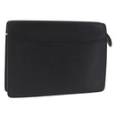 LOUIS VUITTON Epi Pochette Homme Clutch Bag Black M52522 LV Auth ep15733-1