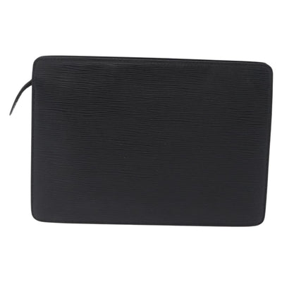 LOUIS VUITTON Epi Pochette Homme Clutch Bag Black M52522 LV Auth ep15733 - 0