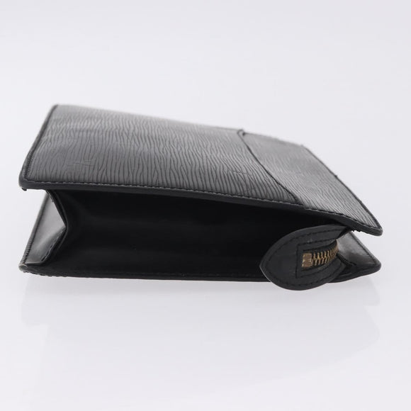 LOUIS VUITTON Epi Pochette Homme Clutch Bag Black M52522 LV Auth ep15733