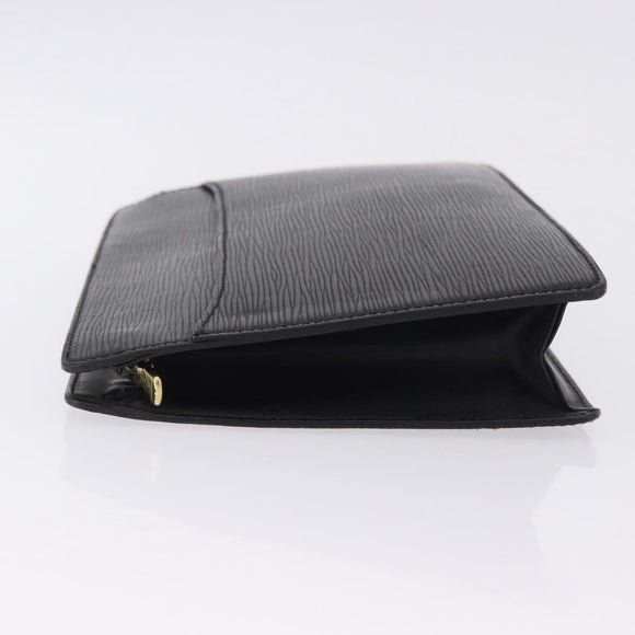 LOUIS VUITTON Epi Pochette Homme Clutch Bag Black M52522 LV Auth ep15733