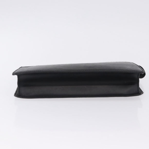 LOUIS VUITTON Epi Pochette Homme Clutch Bag Black M52522 LV Auth ep15733