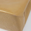 LOUIS VUITTON Monogram Vernis Reade PM Hand Bag Noisette M91334 LV Auth ep15734A-9