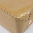 LOUIS VUITTON Monogram Vernis Reade PM Hand Bag Noisette M91334 LV Auth ep15734A-15