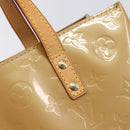 LOUIS VUITTON Monogram Vernis Reade PM Hand Bag Noisette M91334 LV Auth ep15734A-10
