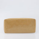 LOUIS VUITTON Monogram Vernis Reade PM Hand Bag Noisette M91334 LV Auth ep15734A-5