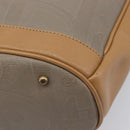 Christian Dior Trotter Hand Bag PVC Leather Beige Gold Tone Auth ep15735A-15