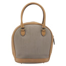 Christian Dior Trotter Hand Bag PVC Leather Beige Gold Tone Auth ep15735A-2