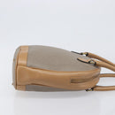 Christian Dior Trotter Hand Bag PVC Leather Beige Gold Tone Auth ep15735A-3