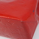 LOUIS VUITTON Monogram Vernis Reade PM Hand Bag Rouge M91088 LV Auth ep15737A-9