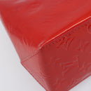 LOUIS VUITTON Monogram Vernis Reade PM Hand Bag Rouge M91088 LV Auth ep15737A-14