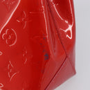 LOUIS VUITTON Monogram Vernis Reade PM Hand Bag Rouge M91088 LV Auth ep15737A-10