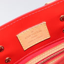 LOUIS VUITTON Monogram Vernis Reade PM Hand Bag Rouge M91088 LV Auth ep15737A-18