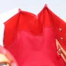 LOUIS VUITTON Monogram Vernis Reade PM Hand Bag Rouge M91088 LV Auth ep15737A-20
