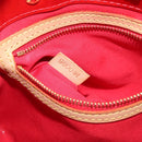 LOUIS VUITTON Monogram Vernis Reade PM Hand Bag Rouge M91088 LV Auth ep15737A-12