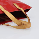 LOUIS VUITTON Monogram Vernis Reade PM Hand Bag Rouge M91088 LV Auth ep15737A-7