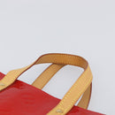 LOUIS VUITTON Monogram Vernis Reade PM Hand Bag Rouge M91088 LV Auth ep15737A-8