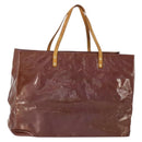 LOUIS VUITTON Monogram Vernis Reade GM Tote Bag Purple Viole M91085 Auth ep15738-1