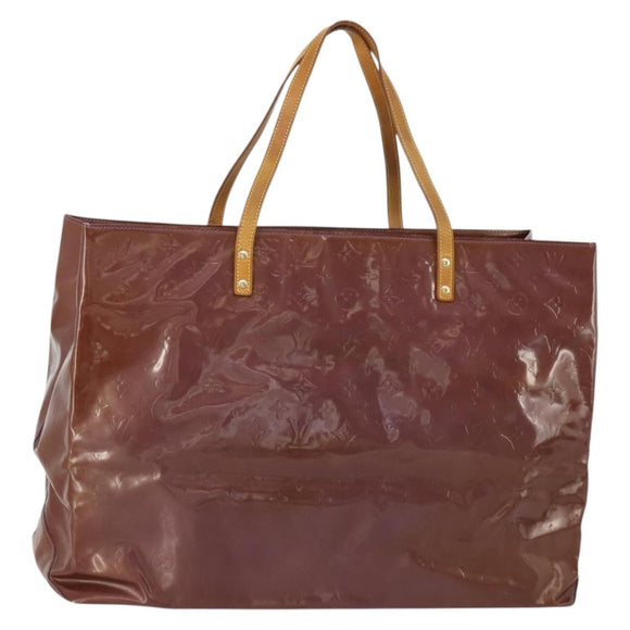 LOUIS VUITTON Monogram Vernis Reade GM Tote Bag Purple Viole M91085 Auth ep15738