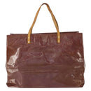 LOUIS VUITTON Monogram Vernis Reade GM Tote Bag Purple Viole M91085 Auth ep15738-13