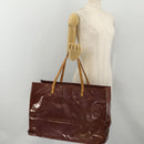 LOUIS VUITTON Monogram Vernis Reade GM Tote Bag Purple Viole M91085 Auth ep15738-23
