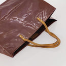 LOUIS VUITTON Monogram Vernis Reade GM Tote Bag Purple Viole M91085 Auth ep15738-6