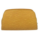 LOUIS VUITTON Epi Dauphine PM Pouch Yellow M48449 LV Auth ep15742-2