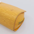 LOUIS VUITTON Epi Dauphine PM Pouch Yellow M48449 LV Auth ep15742-7