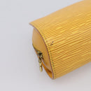 LOUIS VUITTON Epi Dauphine PM Pouch Yellow M48449 LV Auth ep15742-14