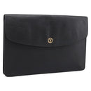 LOUIS VUITTON Epi Montaigne 27 Clutch Bag Black M52652 LV Auth ep15746-1