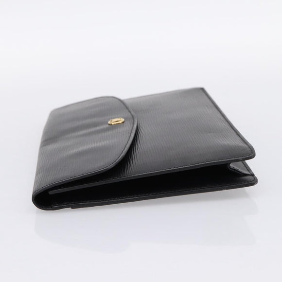 LOUIS VUITTON Epi Montaigne 27 Clutch Bag Black M52652 LV Auth ep15746