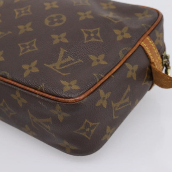 LOUIS VUITTON Monogram Compiegne 23 Clutch Bag M51847 LV Auth ep15748