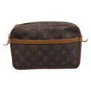 LOUIS VUITTON Monogram Compiegne 23 Clutch Bag M51847 LV Auth ep15748-2