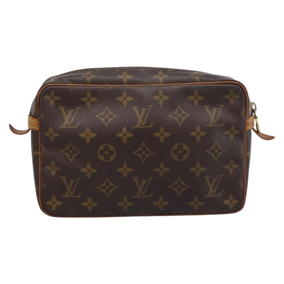 LOUIS VUITTON Monogram Compiegne 23 Clutch Bag M51847 LV Auth ep15748