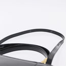 Christian Dior Maris Pearl Hand Bag Patent 2way Black Gold Tone Auth ep15753A-15