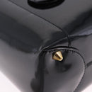 Christian Dior Maris Pearl Hand Bag Patent 2way Black Gold Tone Auth ep15753A-16