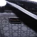 Christian Dior Maris Pearl Hand Bag Patent 2way Black Gold Tone Auth ep15753A-21
