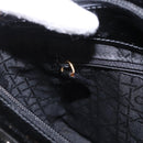 Christian Dior Maris Pearl Hand Bag Patent 2way Black Gold Tone Auth ep15753A-25
