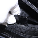 Christian Dior Maris Pearl Hand Bag Patent 2way Black Gold Tone Auth ep15753A-12