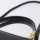 Christian Dior Maris Pearl Hand Bag Patent 2way Black Gold Tone Auth ep15753A-14