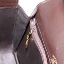 GUCCI Shoulder Bag Leather Brown Gold Tone Auth ep15755-19