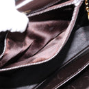 GUCCI Shoulder Bag Leather Brown Gold Tone Auth ep15755-12