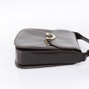 GUCCI Shoulder Bag Leather Brown Gold Tone Auth ep15755-4