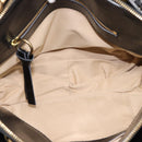 Chloe Hand Bag Leather Black Gold Tone Auth ep15756A-11