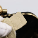 Chloe Hand Bag Leather Black Gold Tone Auth ep15756A-12