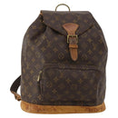 LOUIS VUITTON Monogram Montsouris GM Backpack M51135 LV Auth ep15758-1
