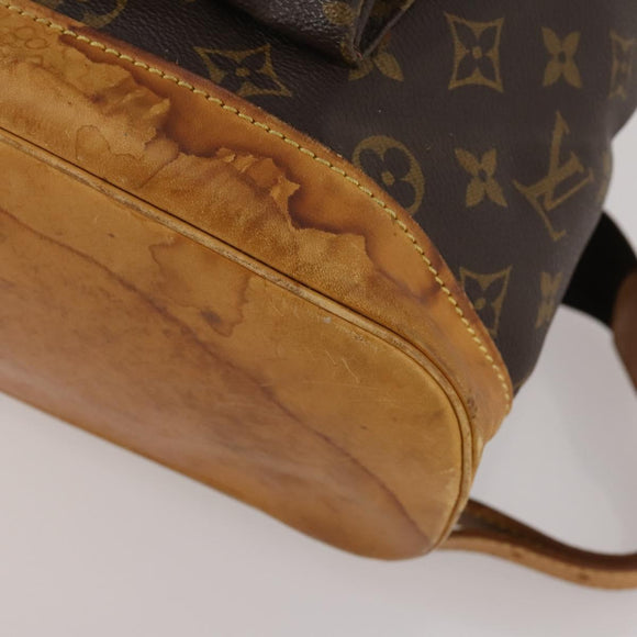 LOUIS VUITTON Monogram Montsouris GM Backpack M51135 LV Auth ep15758