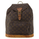 LOUIS VUITTON Monogram Montsouris GM Backpack M51135 LV Auth ep15758-13