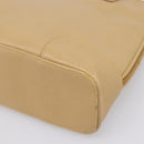 GUCCI Tote Bag Leather Beige Gold Tone 002 1122 2684 Auth ep15761-14