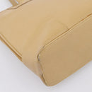 GUCCI Tote Bag Leather Beige Gold Tone 002 1122 2684 Auth ep15761-15