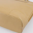 GUCCI Tote Bag Leather Beige Gold Tone 002 1122 2684 Auth ep15761-16